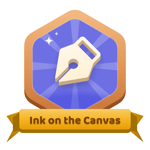 Ink on the Canvas badge